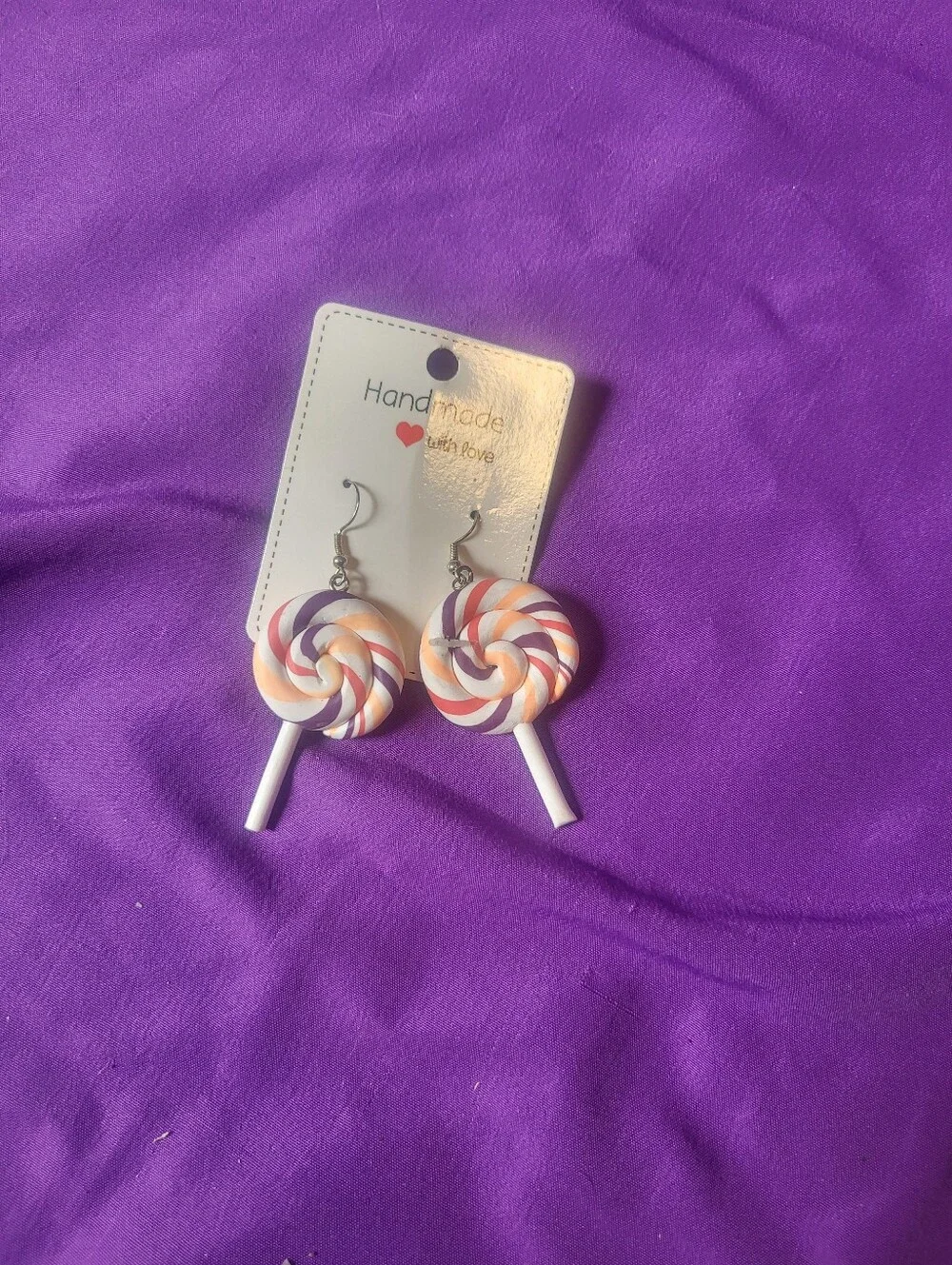 Handmade Lollipop Earrings